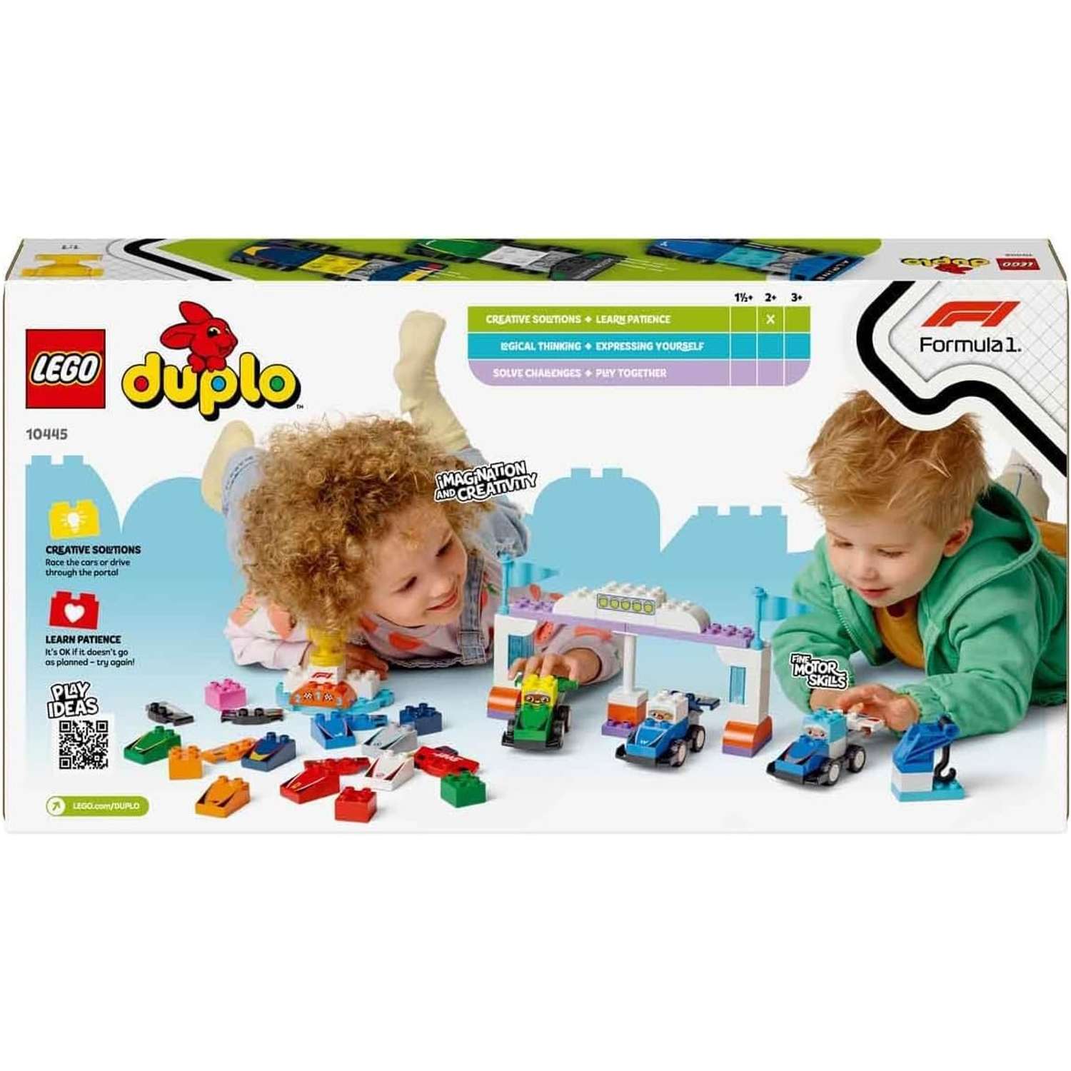 Конструктор LEGO DUPLO Гоночные автомобили Формулы блочный - фото 3