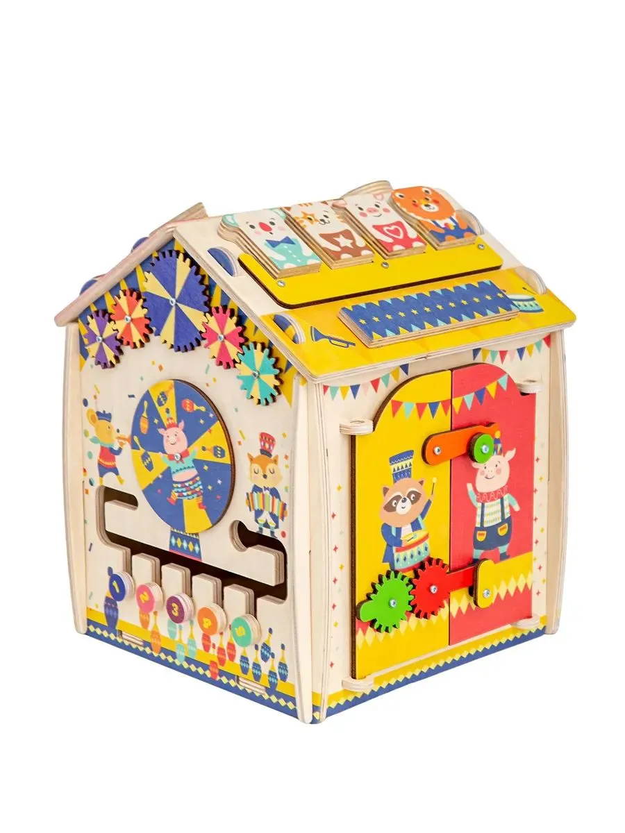 Игрушка Mag Wood бизиборд Цирк - фото 1