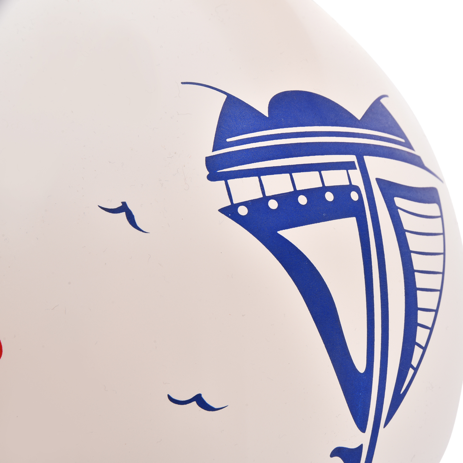 Набор шаров Веселая затея Шелкографография Пастель 14 Морская 36см 5шт 1111-0946 - фото 3