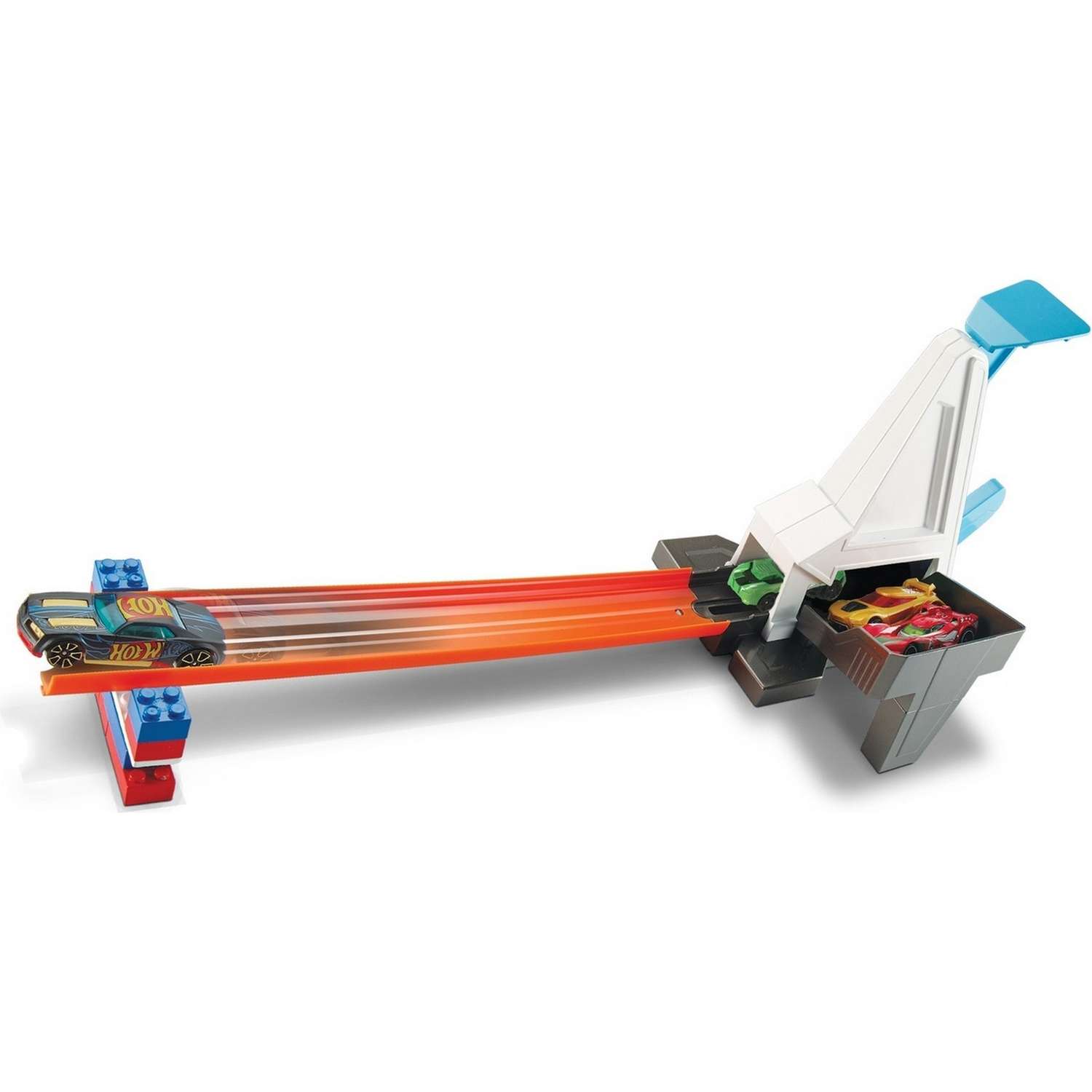 Дополнительная секция Hot Wheels Скоростная пусковая установка с пусковой установкой DNH84 - фото 9