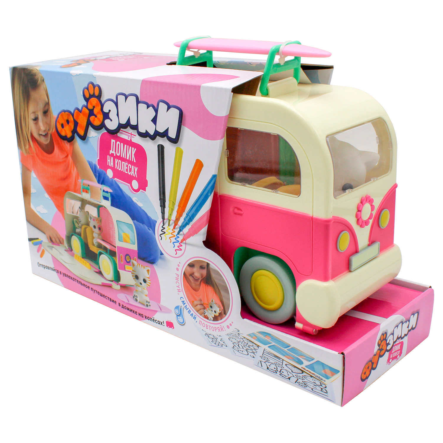 Игровой набор Фуззики Домик на колесах - фото 8