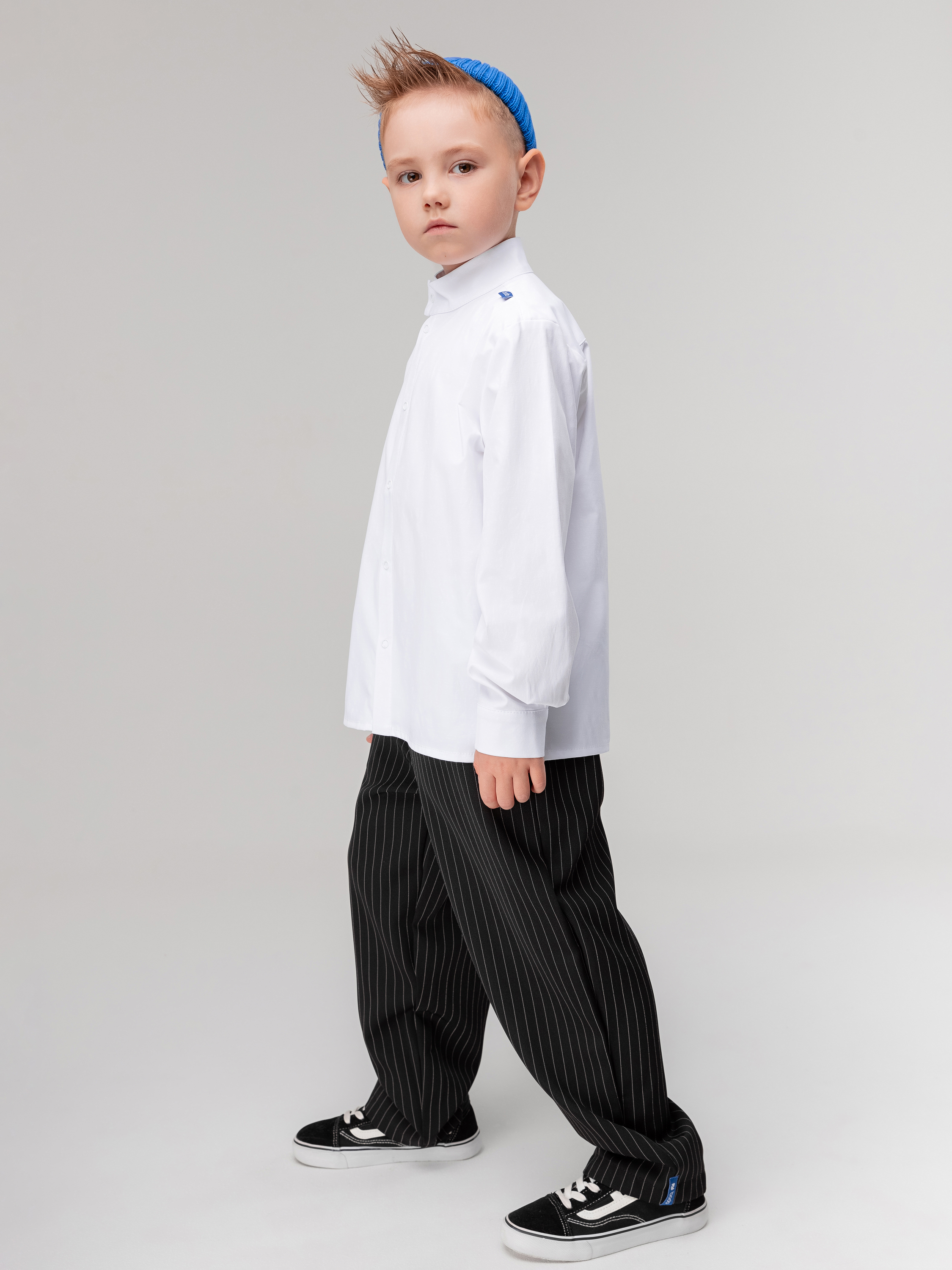 Брюки Bodo 6-638MU_черный (белый) - фото 4