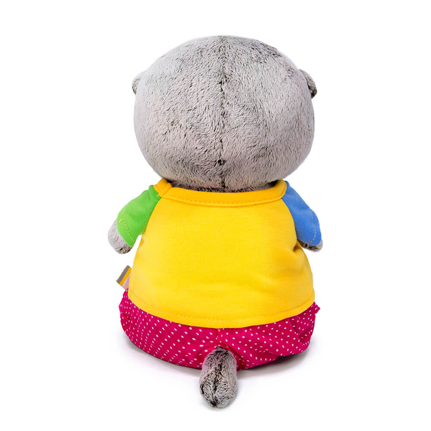 Мягкая игрушка BUDI BASA Кот Басик BABY в футболке со смайликом 20 см BB06303 - фото 3
