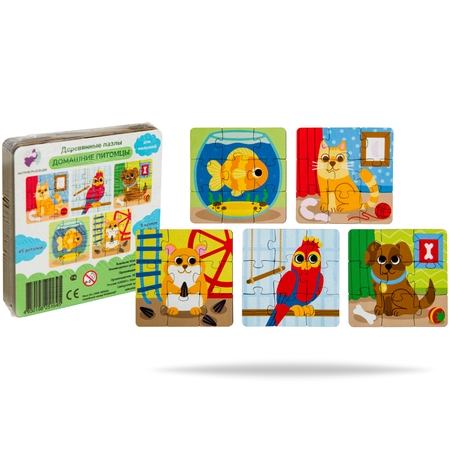 Пазл Active Puzzles деревянный