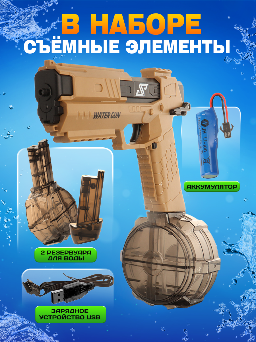 Пистолет водный Рыжий кот - фото 4