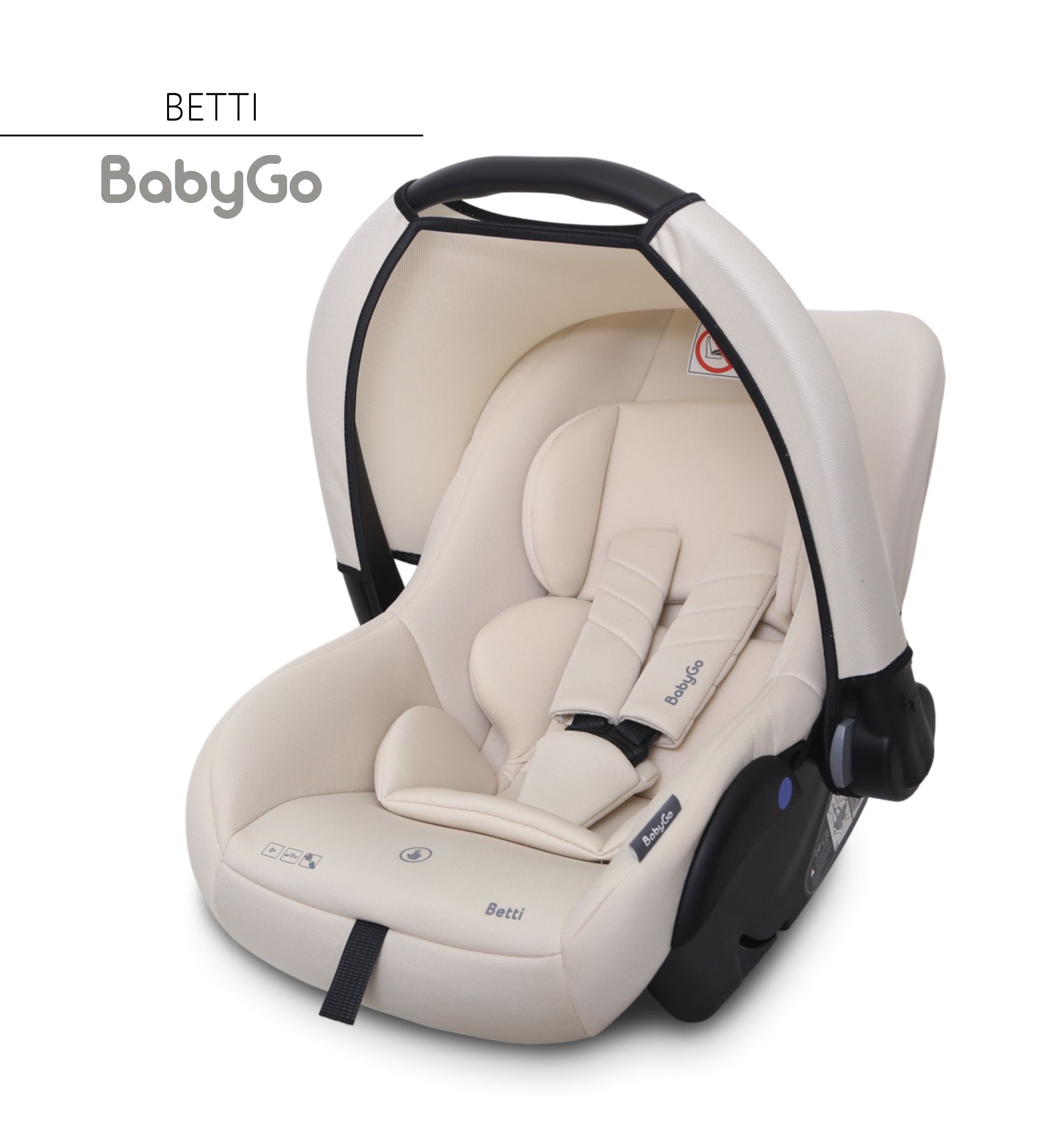 Автокресло BabyGo Betti 0 (0 -13 кг) бежевый - фото 1