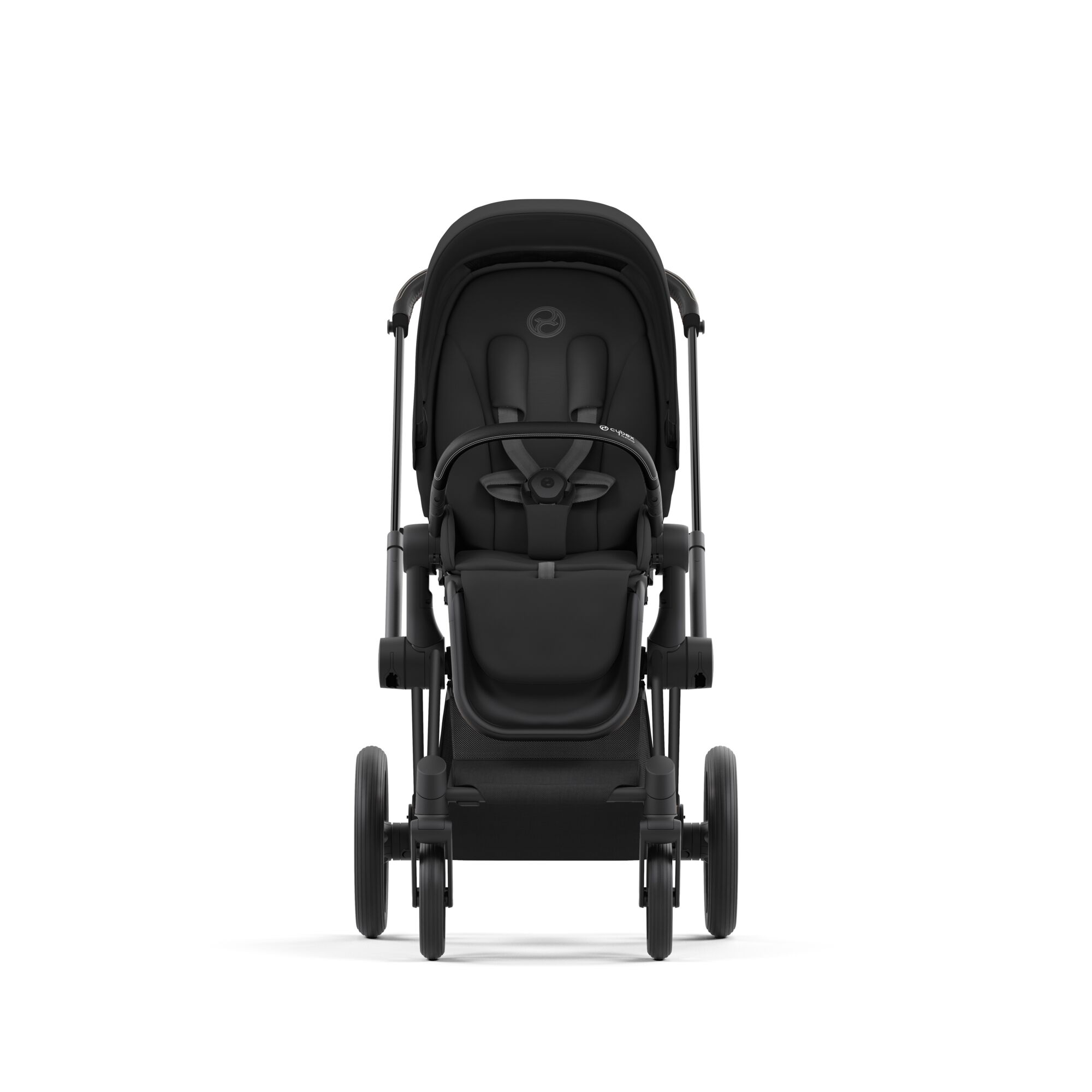 Коляска 2в1 Cybex Priam IV Matt Black черный - фото 6