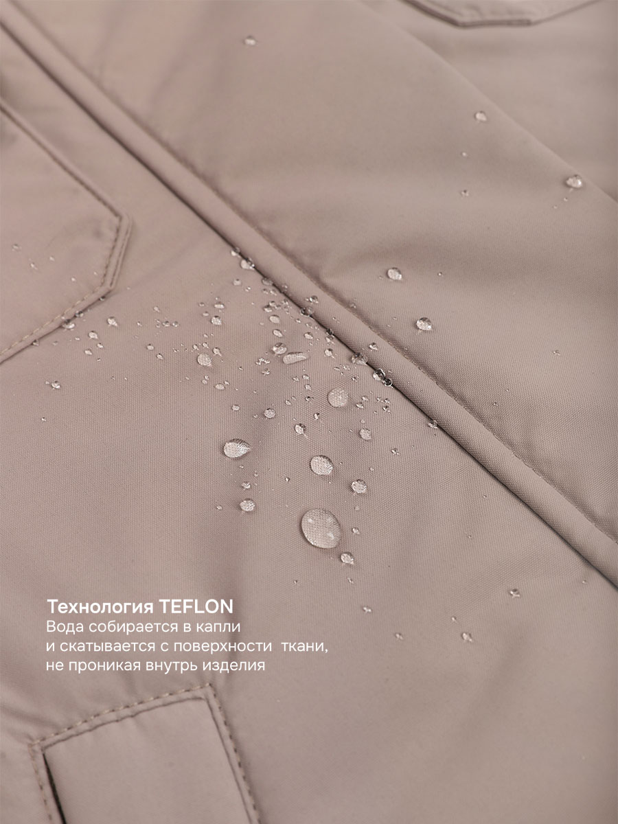 Куртка и полукомбинезон NIKASTYLE 7з7225 какао - фото 13