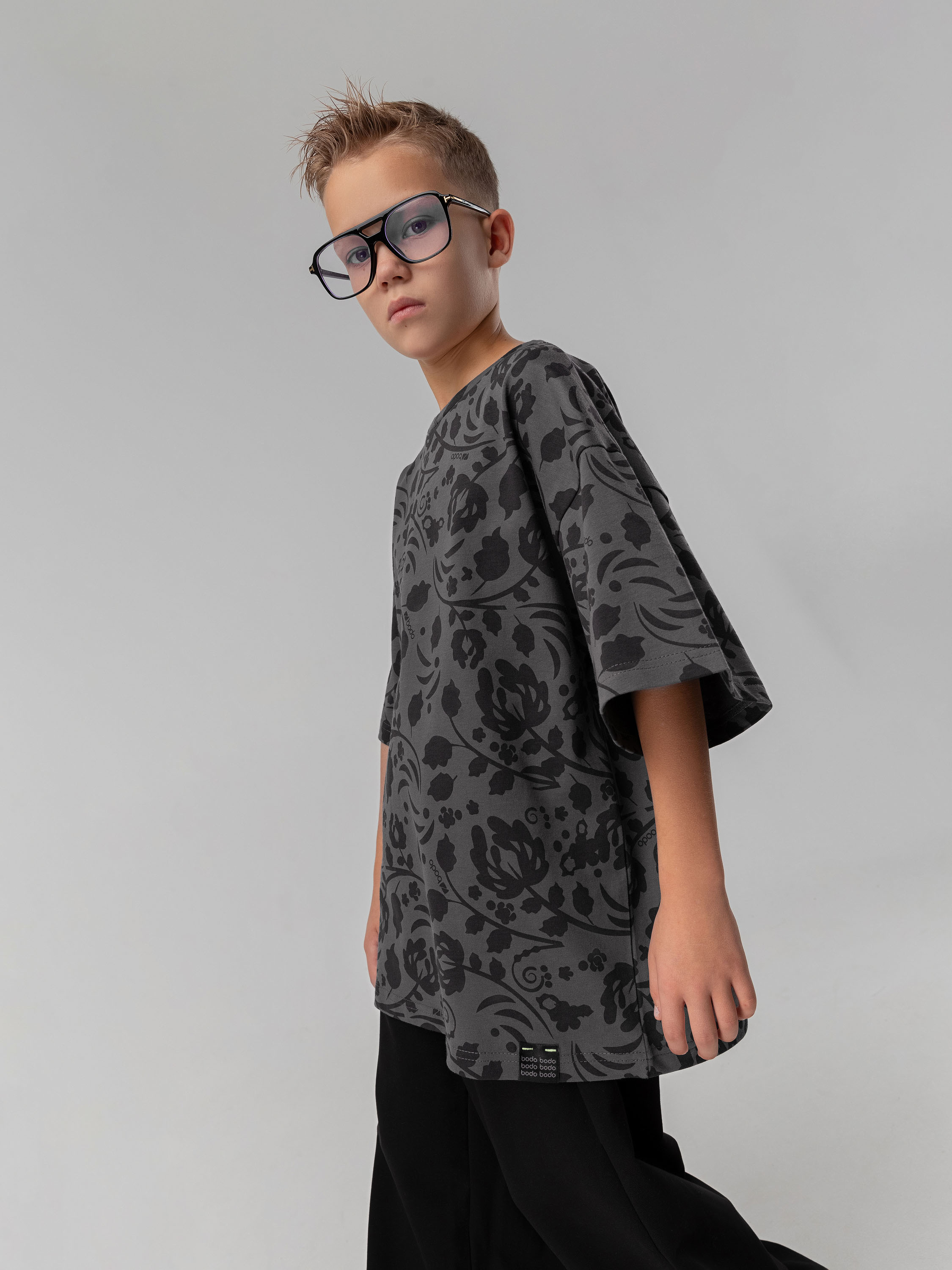 Футболка Bodo 36-145MU_серый - фото 7