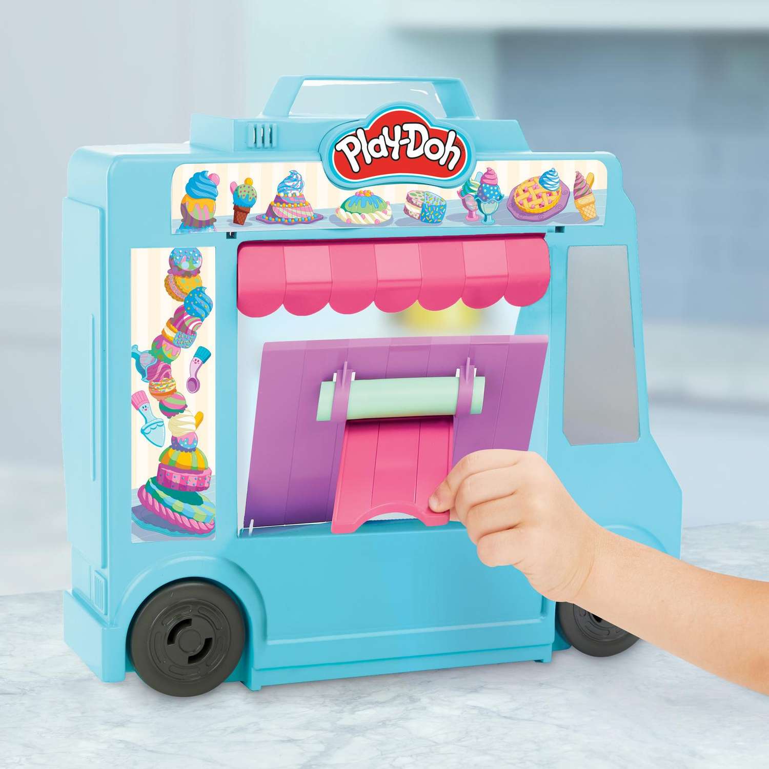 Пластилин Play-Doh Грузовичок с мороженым - фото 7