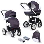 Коляска 2в1 LEO фиолетовый