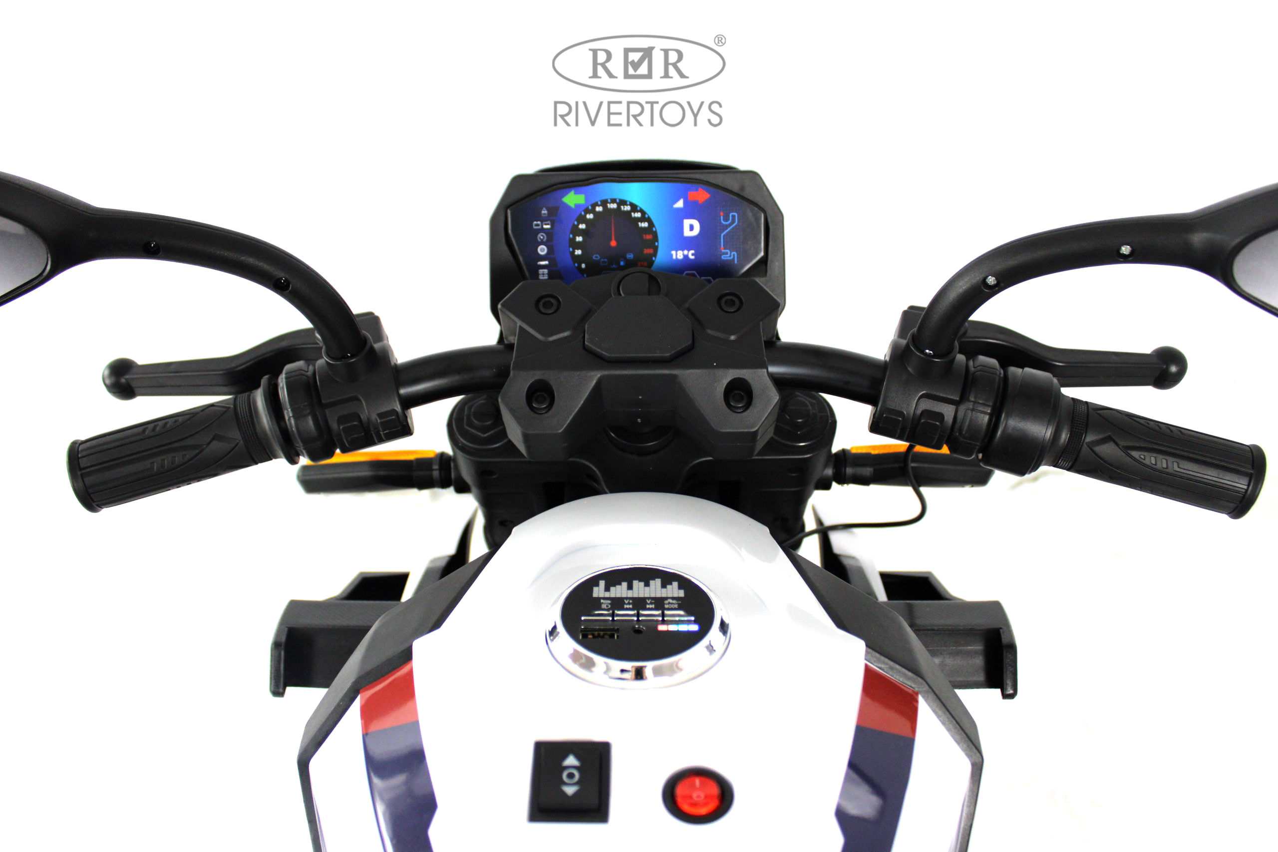 Электромобиль RIVERTOYS K808AM-WHITE - фото 9