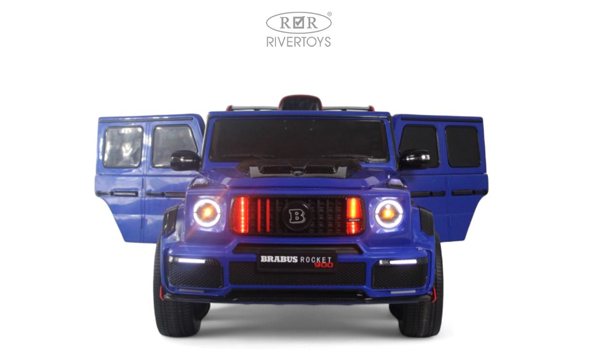 Электромобиль RIVERTOYS Mercedes Z777ZZ-BLUE С пультом ДУ - фото 12