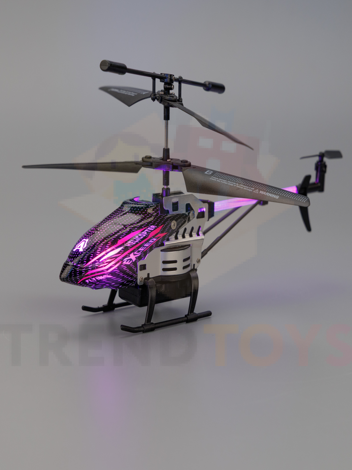 Вертолет РУ TrendToys на пульте управления черный - фото 14