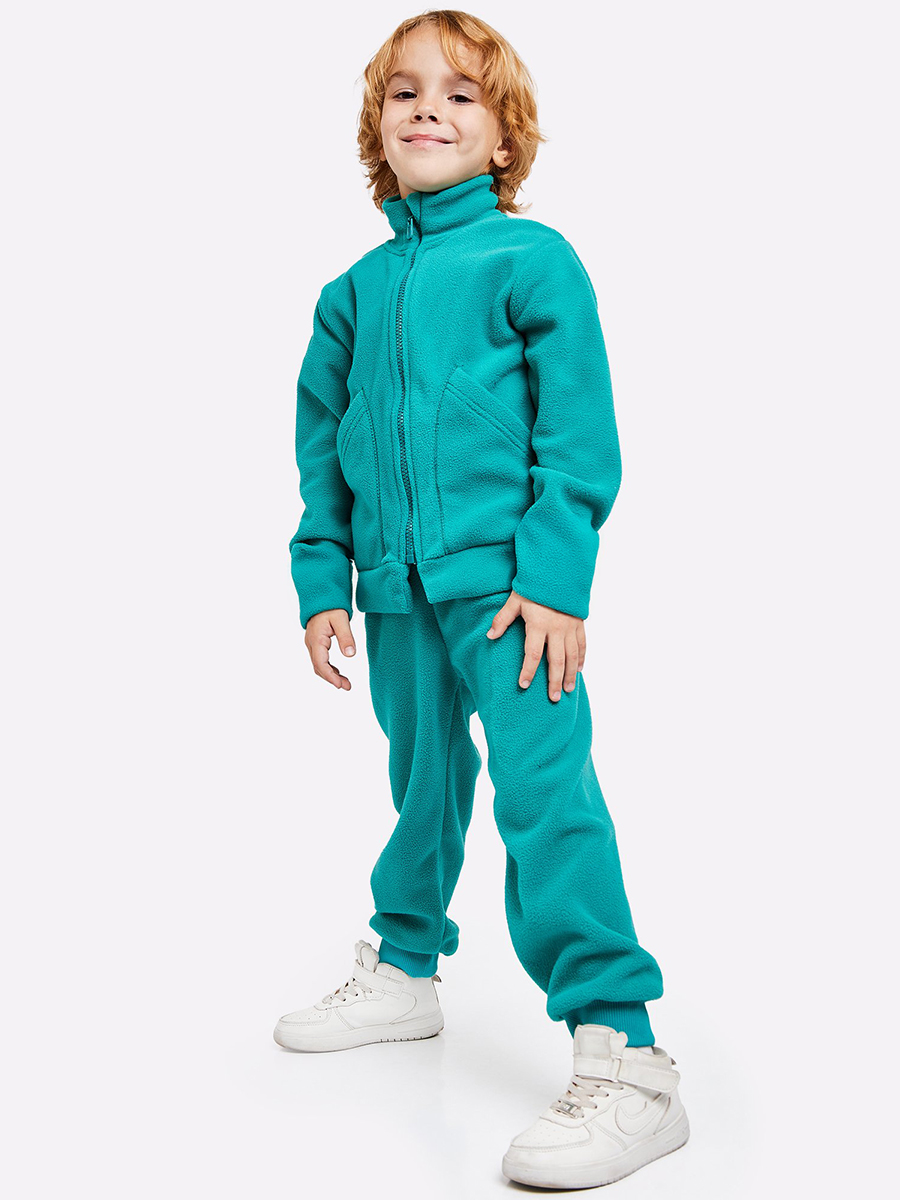 Толстовка и брюки HappyFox HF00164изумрудный - фото 3