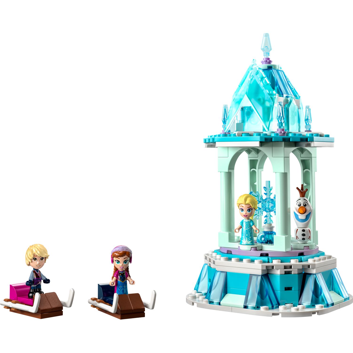 Конструктор LEGO Disney Princess Anna and Elsa Magical Carousel 175 дет. - фото 2