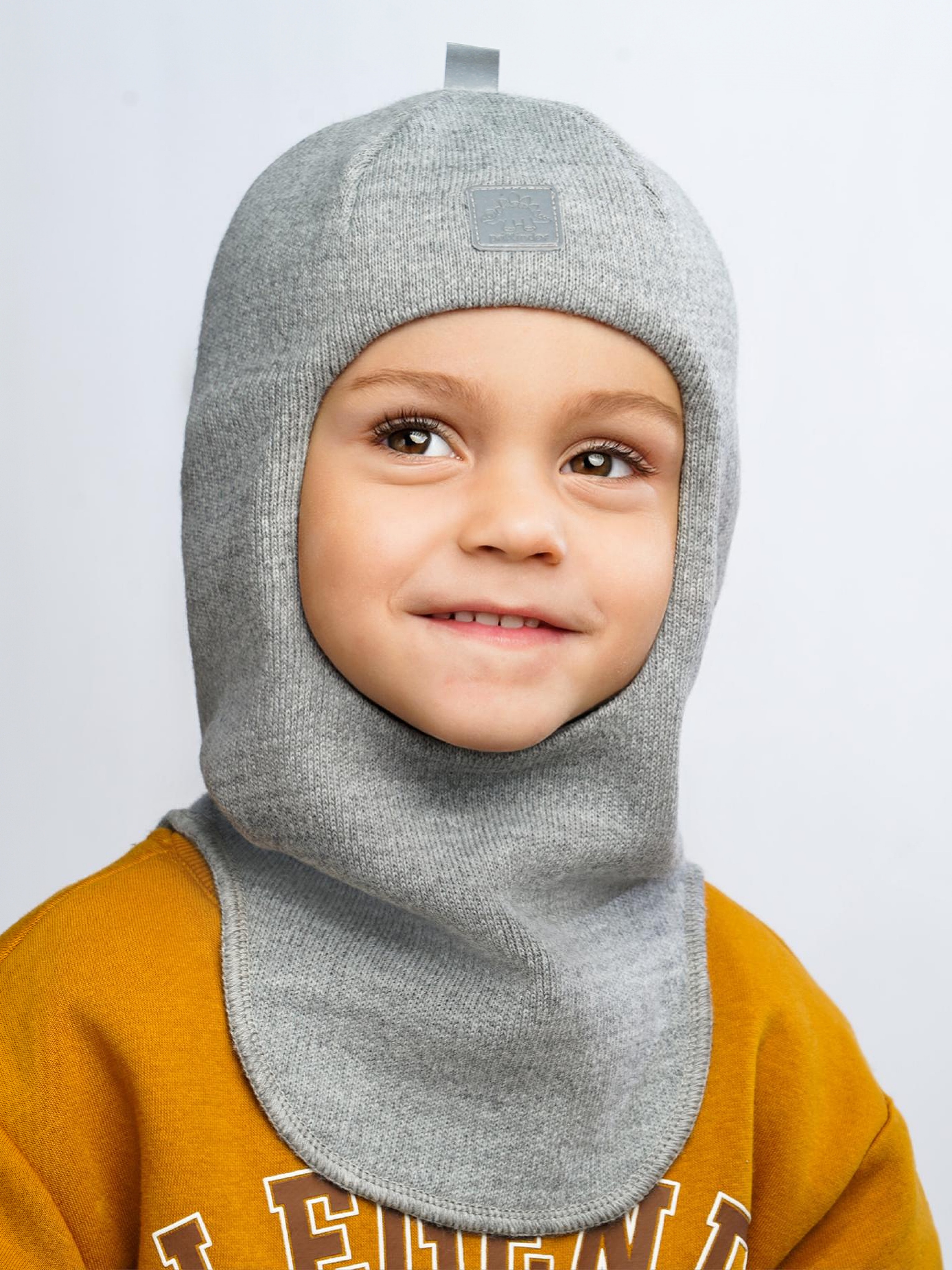 Шапка-шлем ПриКиндер MH3-6070/1 Цвет: Светлая сталь - фото 1