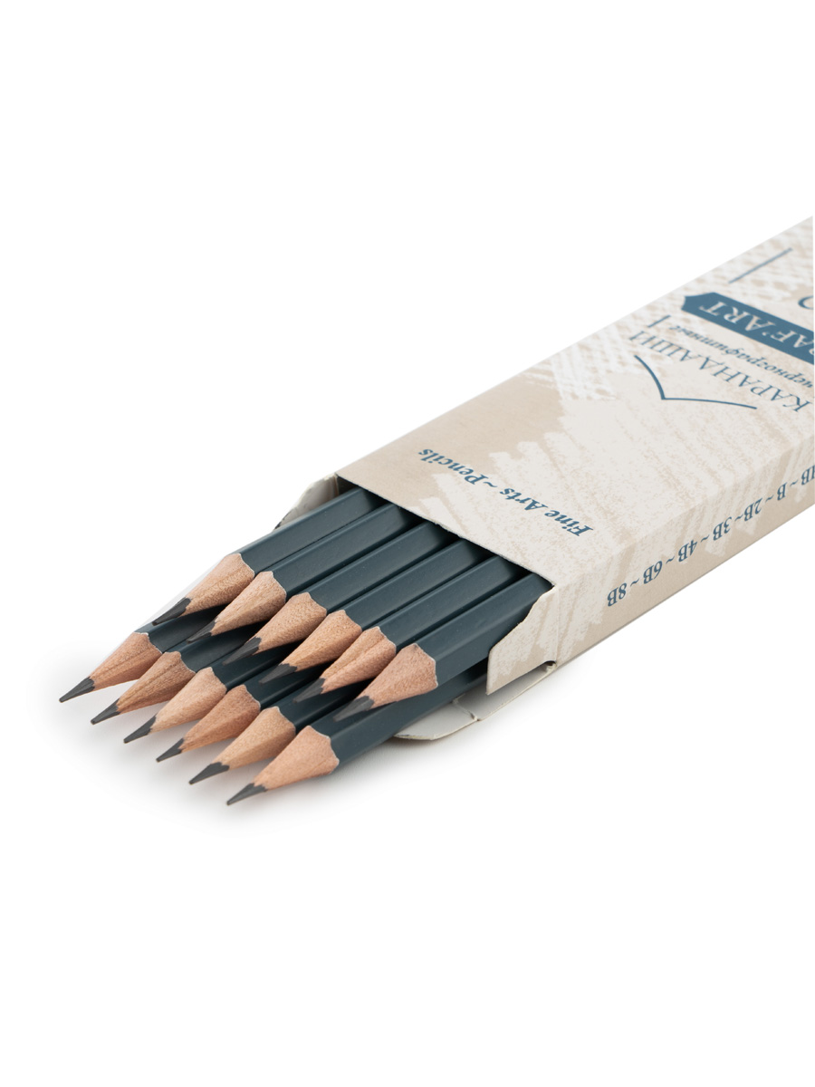 Карандаши чернографитные Малевичъ 12 шт. - фото 4