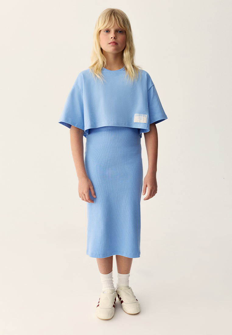 Платье artie S25K01PL-1125D/синий - фото 6