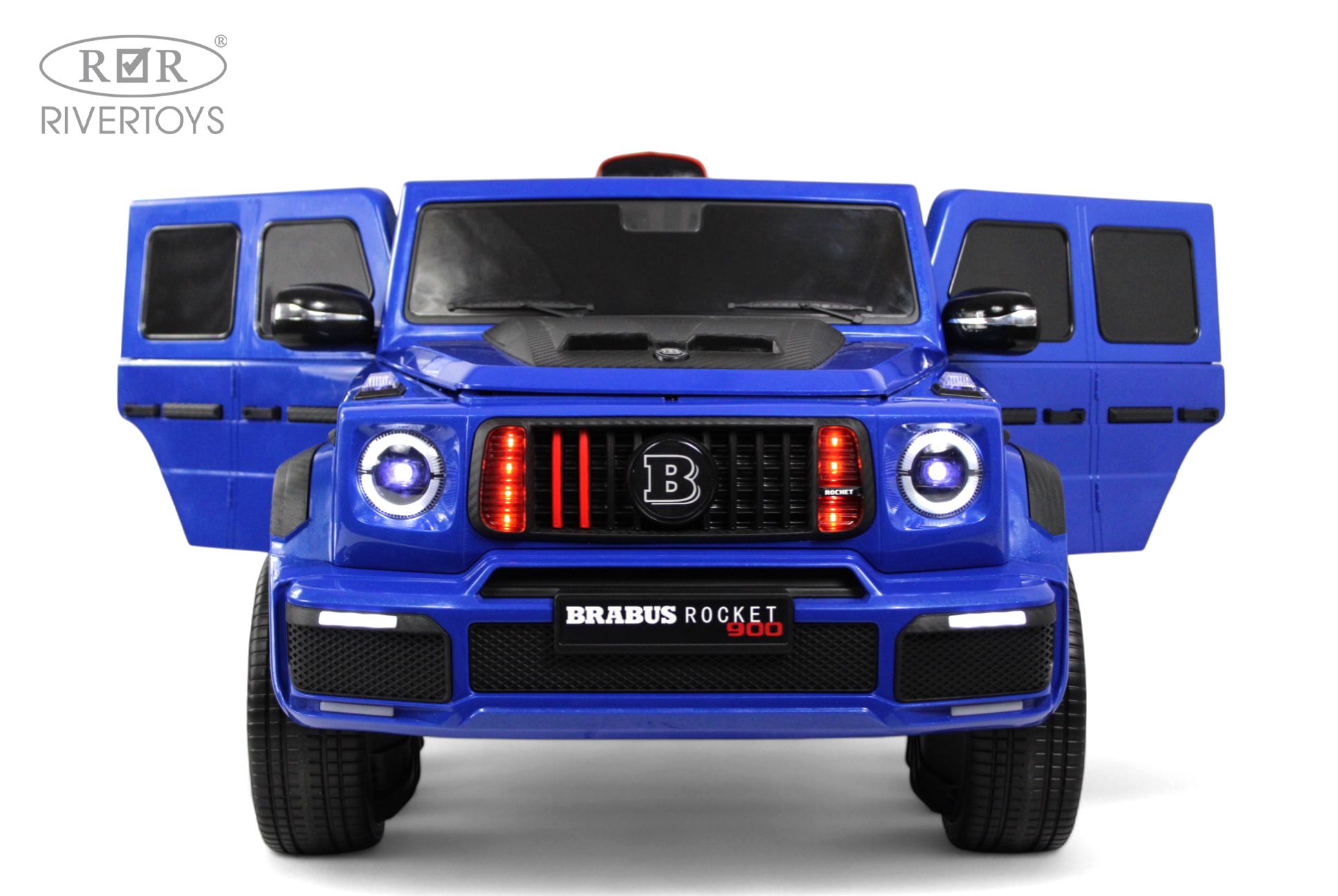 Электромобиль RIVERTOYS Mercedes Z999ZZ-BLUE С пультом ДУ - фото 8