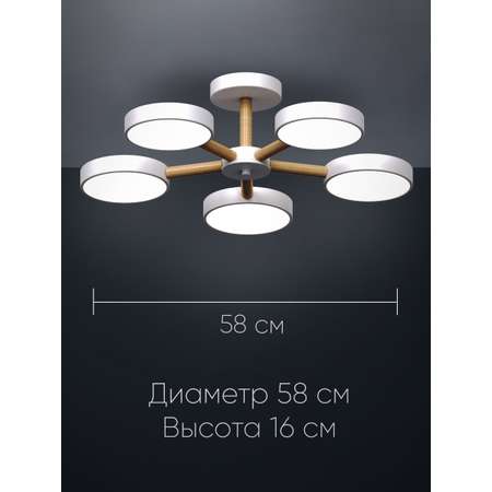 Светодиодный светильник Wedo Light потолочный 90W белый LED
