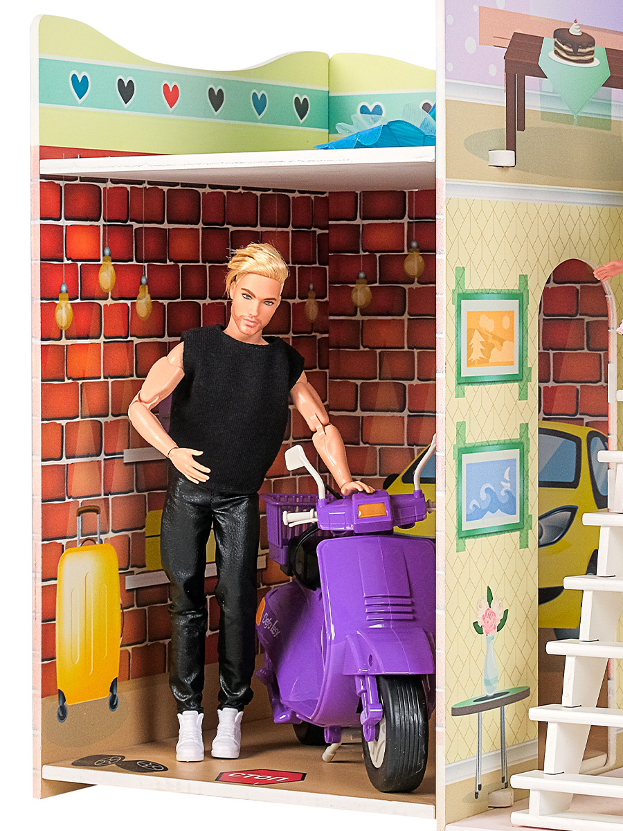 Домик для кукол PAREMO 118 см с мебелью PD318-13 - фото 16