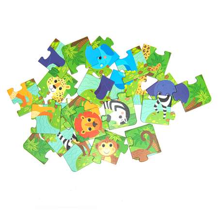 Пазл Baby Toys Животные Африки 24элемента 04690
