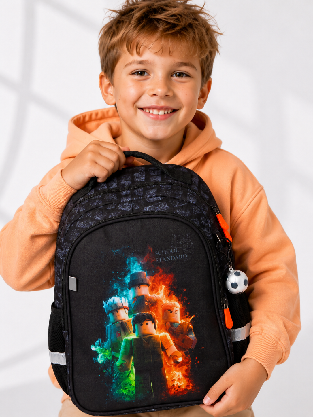 Рюкзак School Standard школьный для мальчика+брелок - фото 5
