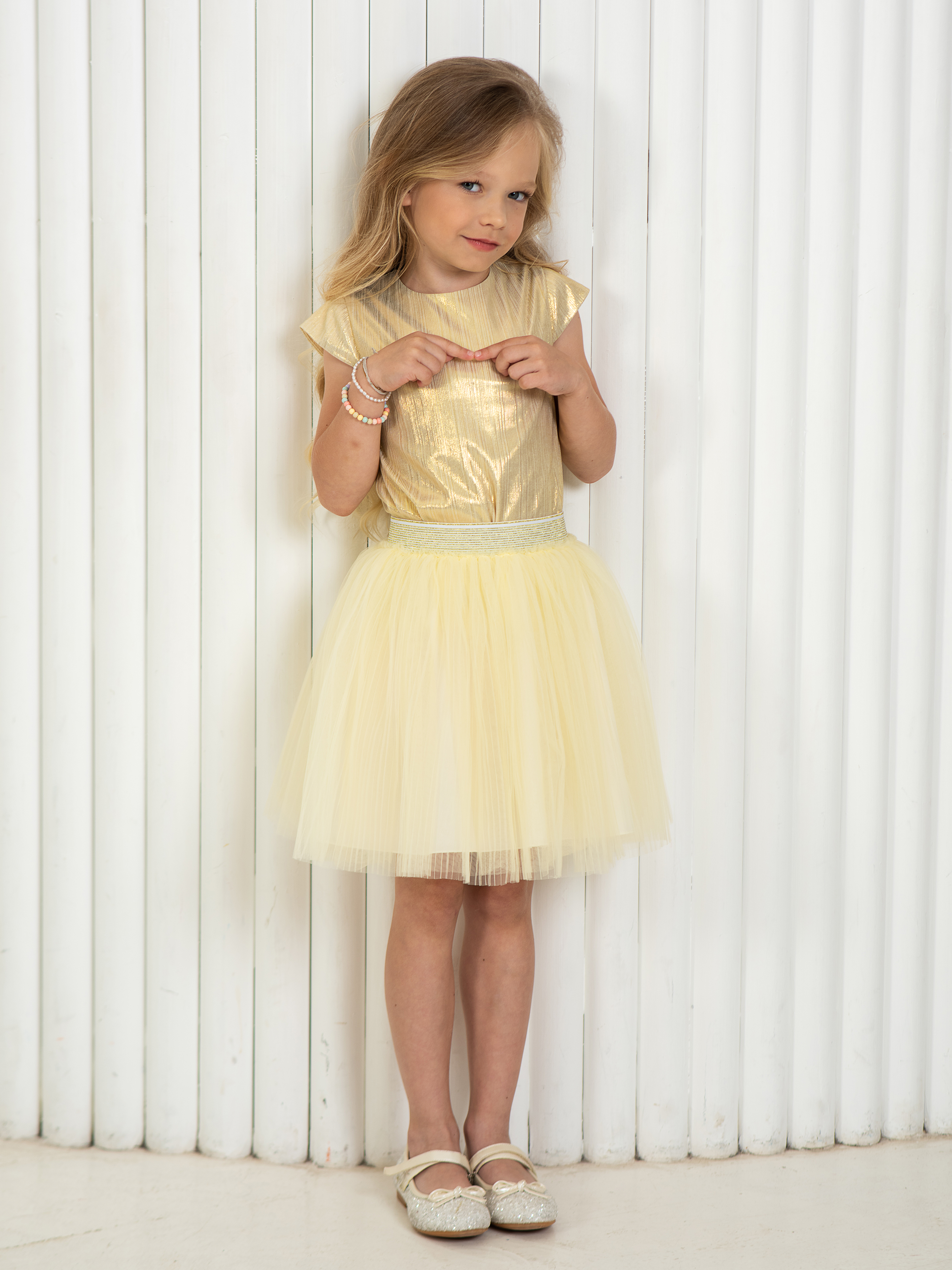 Юбка LisaWeta S-142 желтый - фото 2