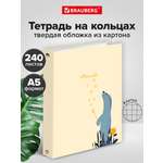 Тетрадь со сменным блоком Brauberg клетка 240 лист.