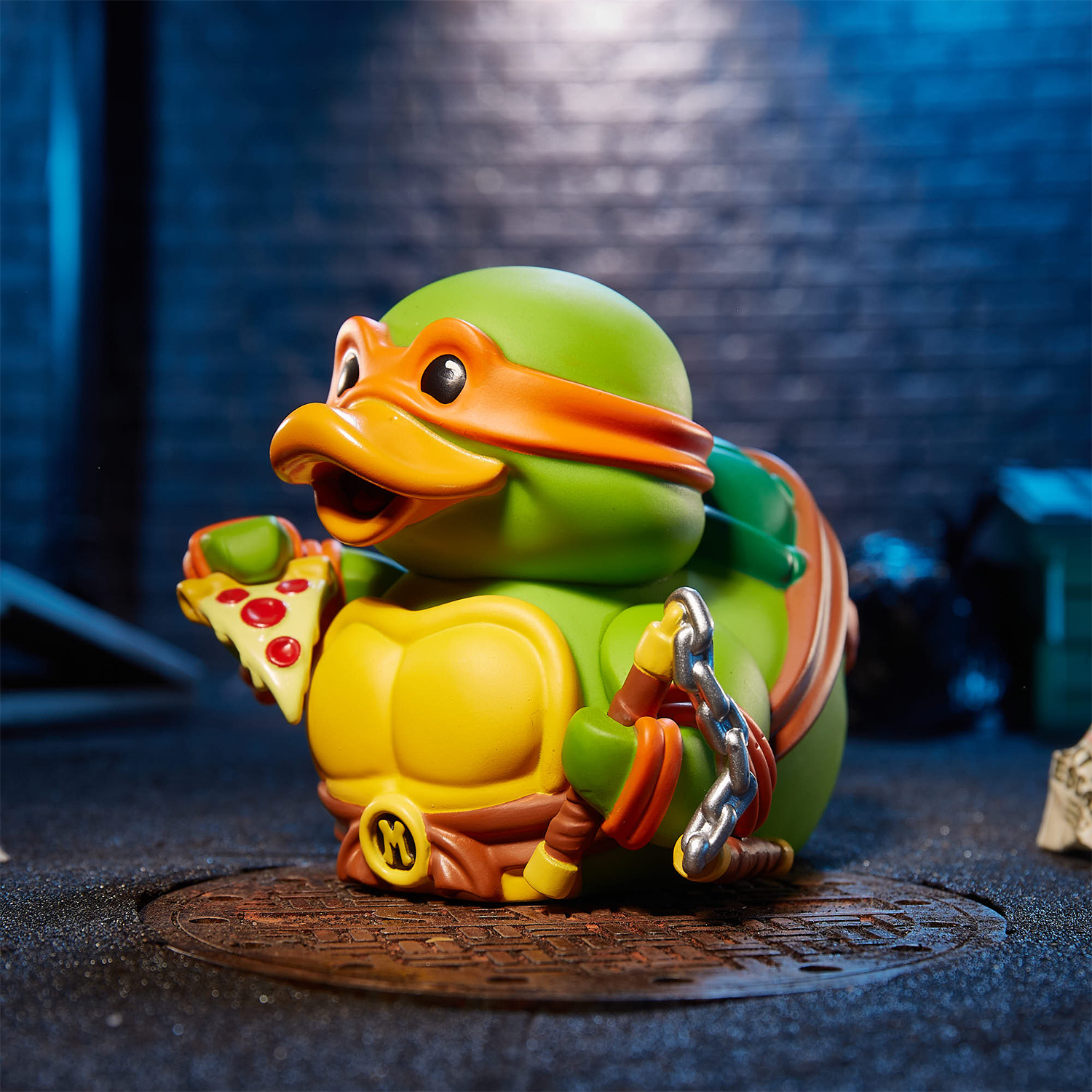 Фигурка Ninja Turtles(Черепашки Ниндзя) Утка Tubbz Микеланджело Box - фото 5