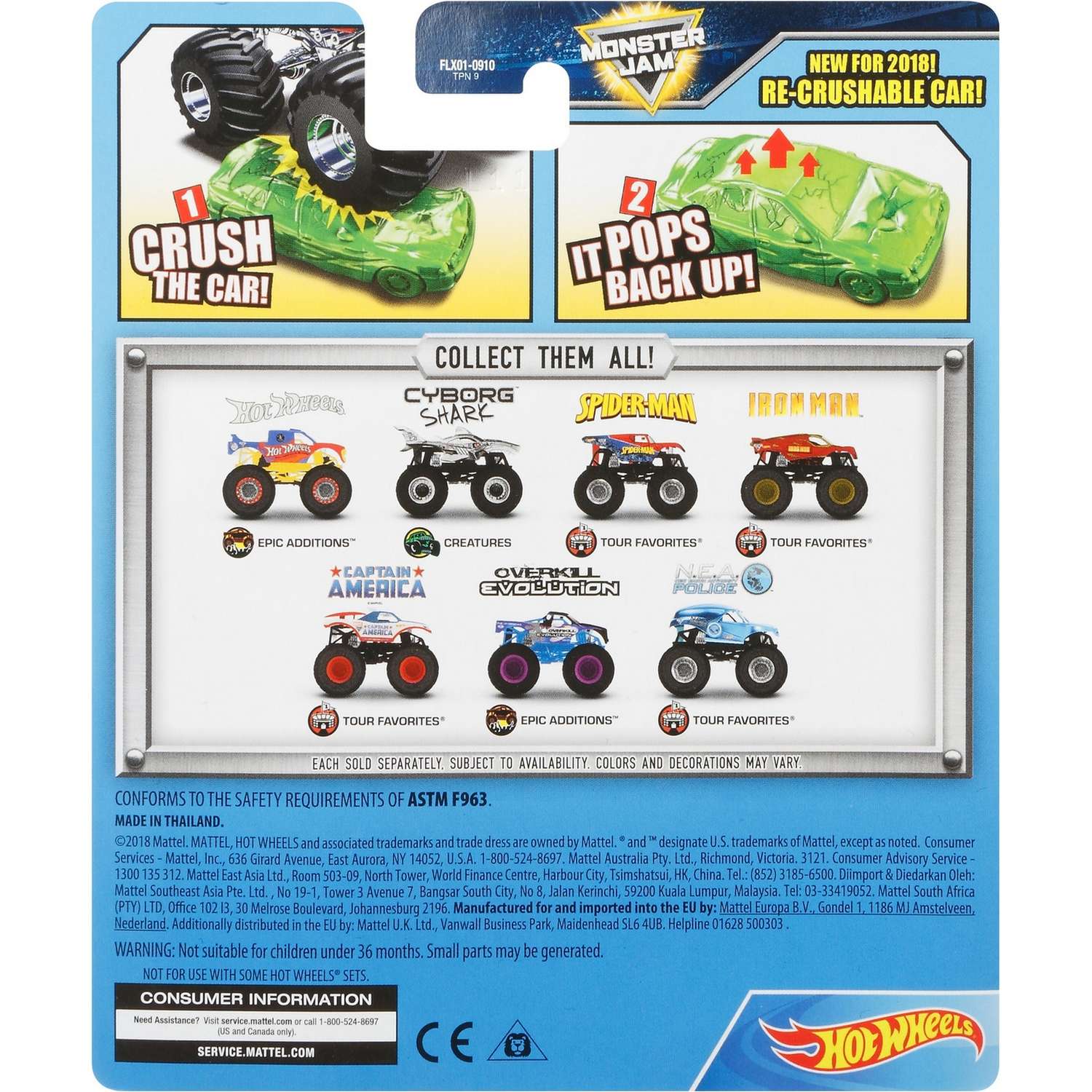 Автомобиль Hot Wheels 1:64 21572 - фото 3