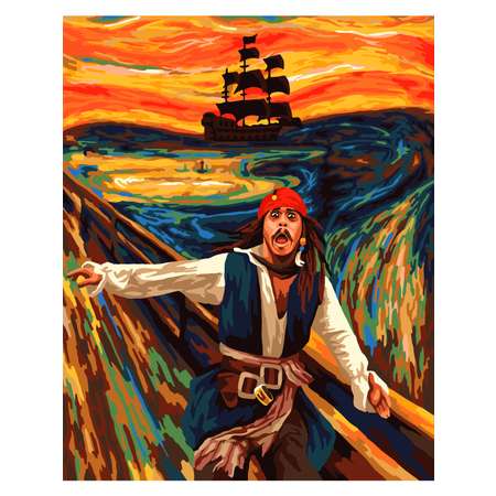 Картина по номерам Art sensation Джек Воробей в ассортименте