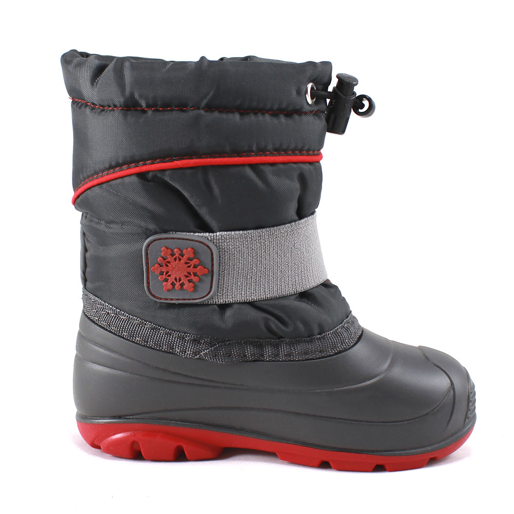 Сапоги Europen ПС23Д-СВ EUROPEN Сапоги для мальчика,серый,красный снеж - фото 2