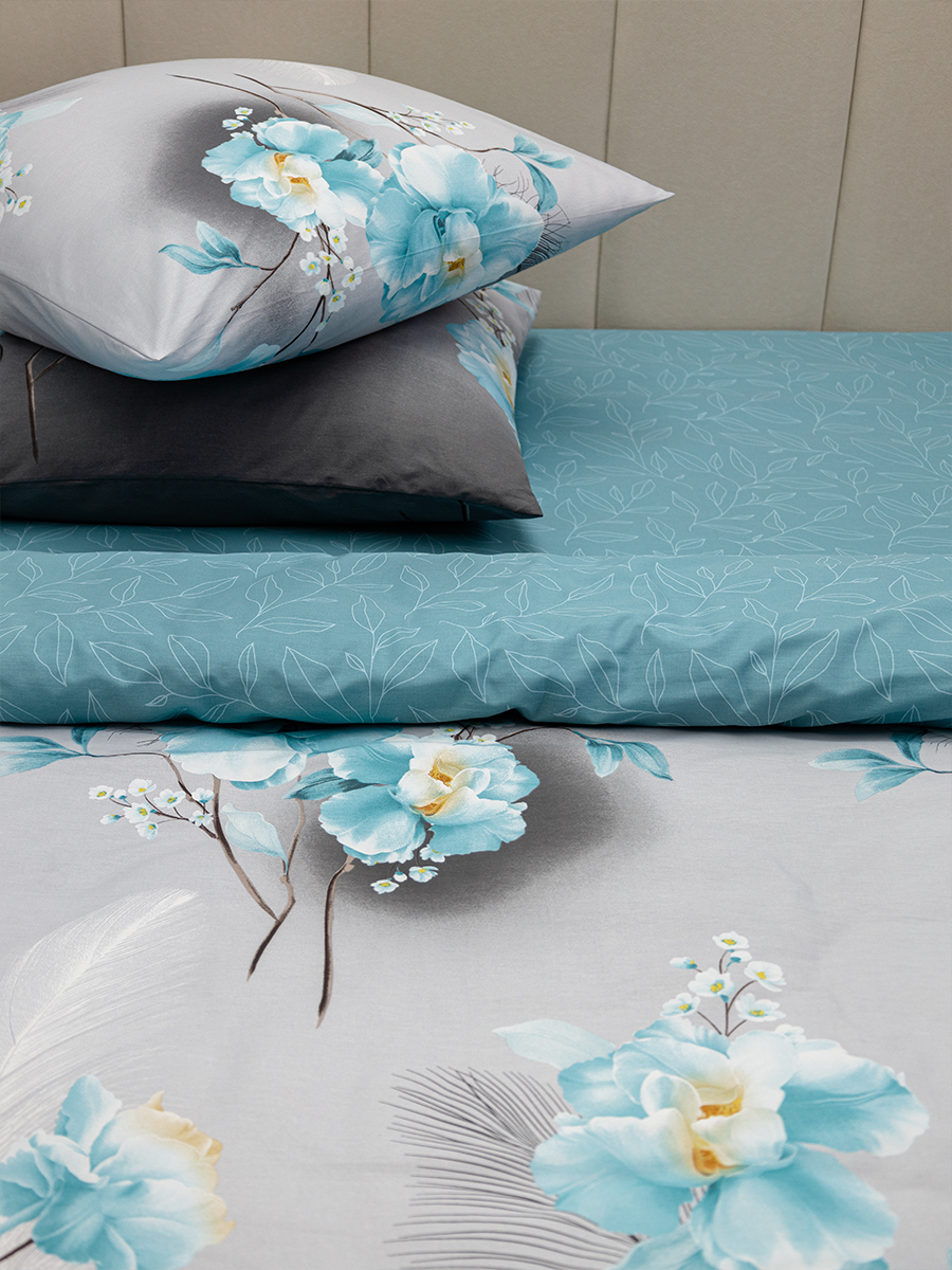 Комплект постельного белья для SNOFF Кьяра сатин семейный 5 предм. - фото 2