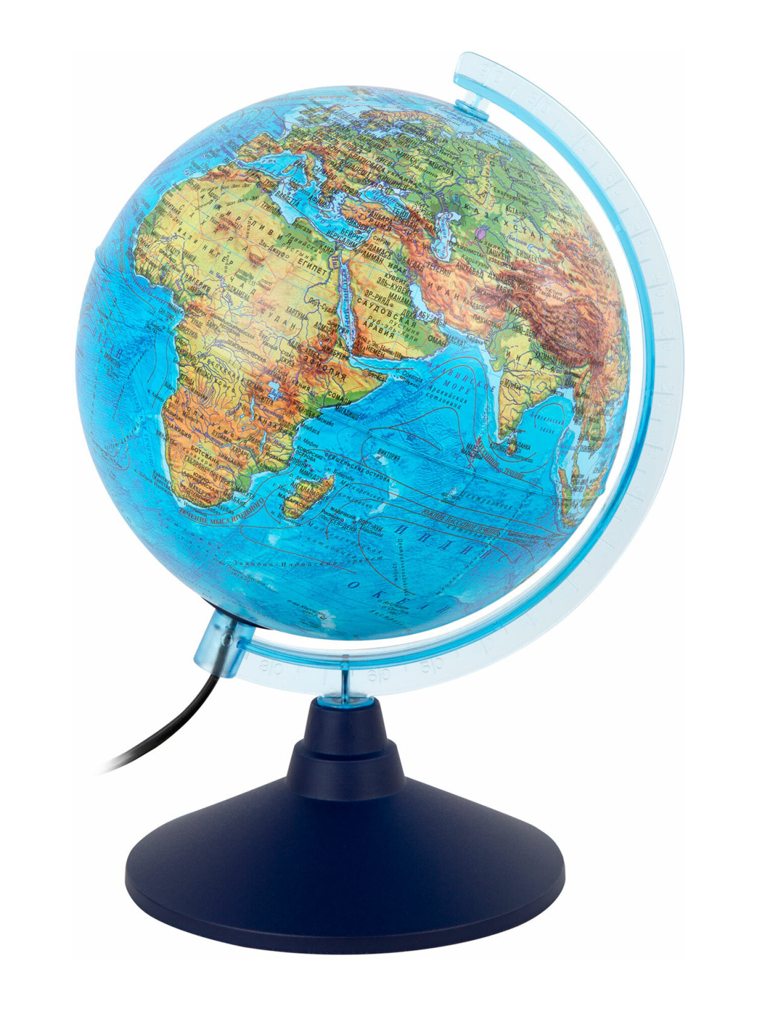 Глобус Globen интерактивный физический политический с подсветкой и VR очками 21 см - фото 14
