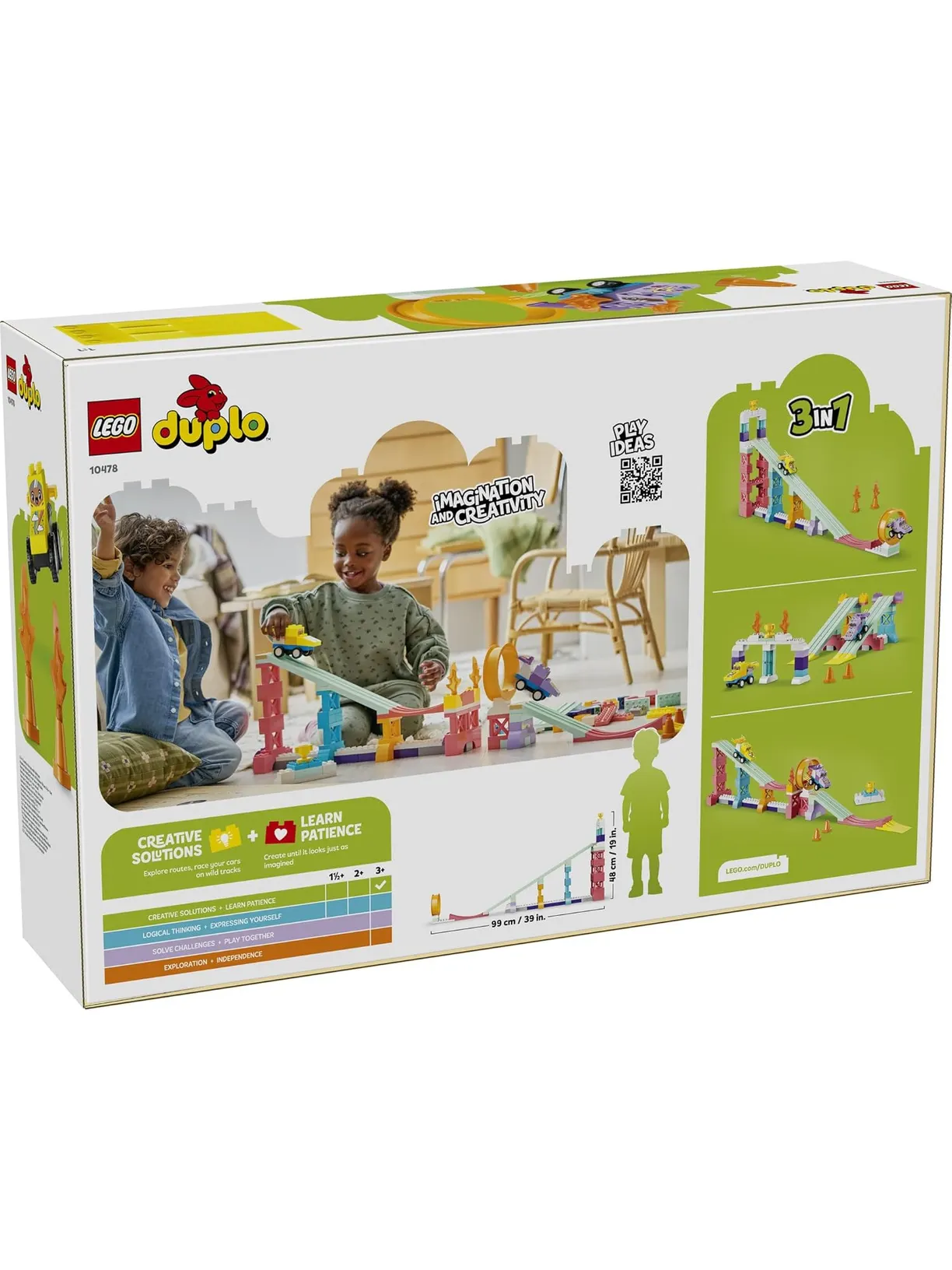Конструктор LEGO DUPLO Креативные горки 111 дет. - фото 3