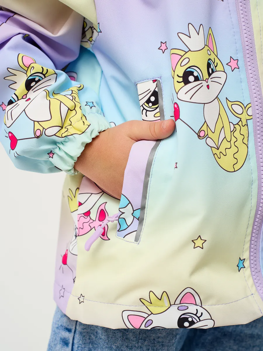 Ветровка RuStyle ДД-ветRSL-651-русалфиол - фото 3