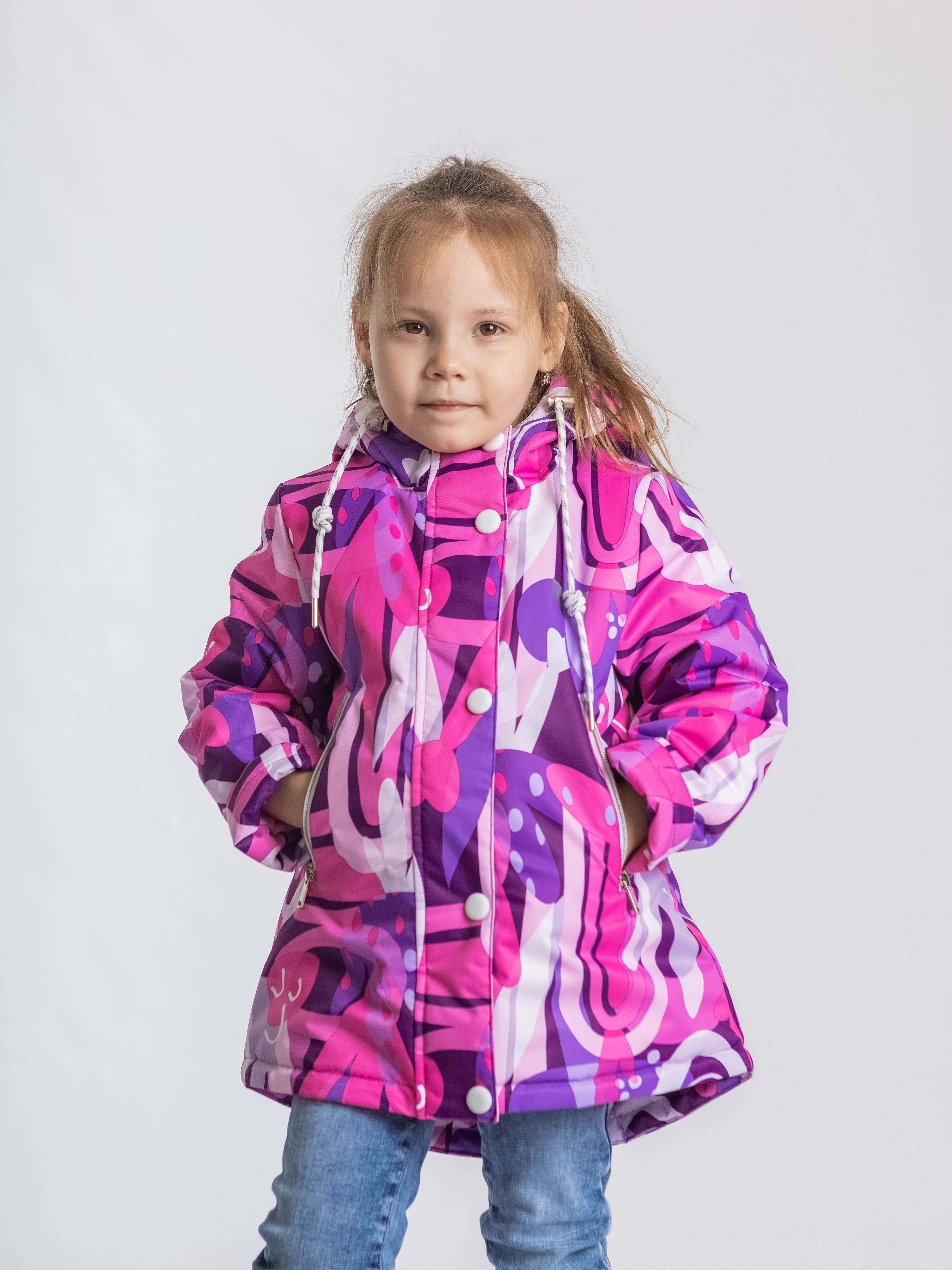 Куртка ILVES ILV-A-185/2 бордовый/фиолетовый - фото 5