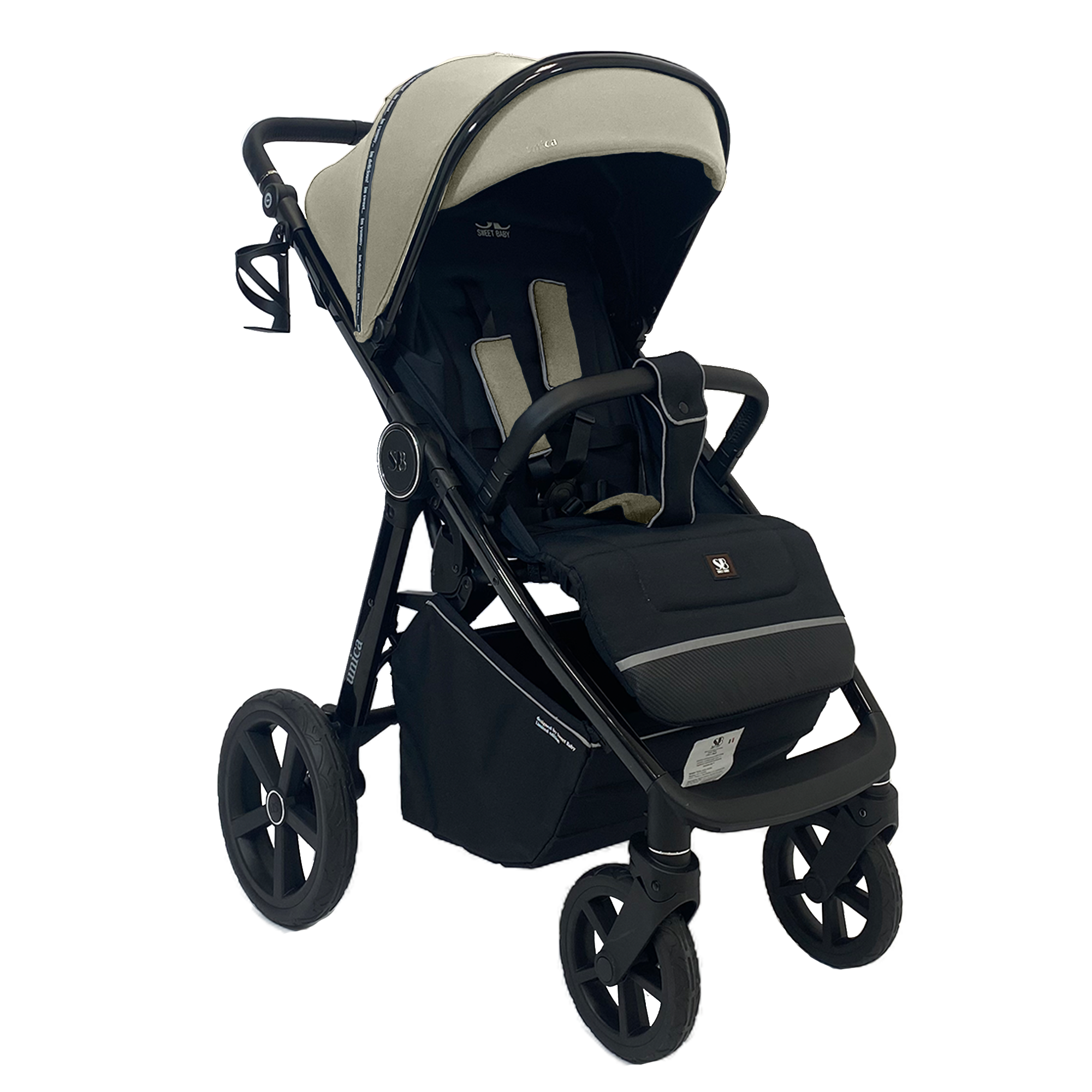 Коляска прогулочная Sweet Baby Unica Olive Green хаки - фото 35