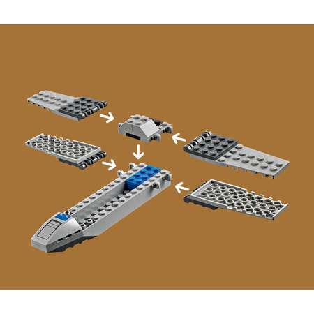 Конструктор LEGO Star Wars Истребитель Сопротивления X блочный