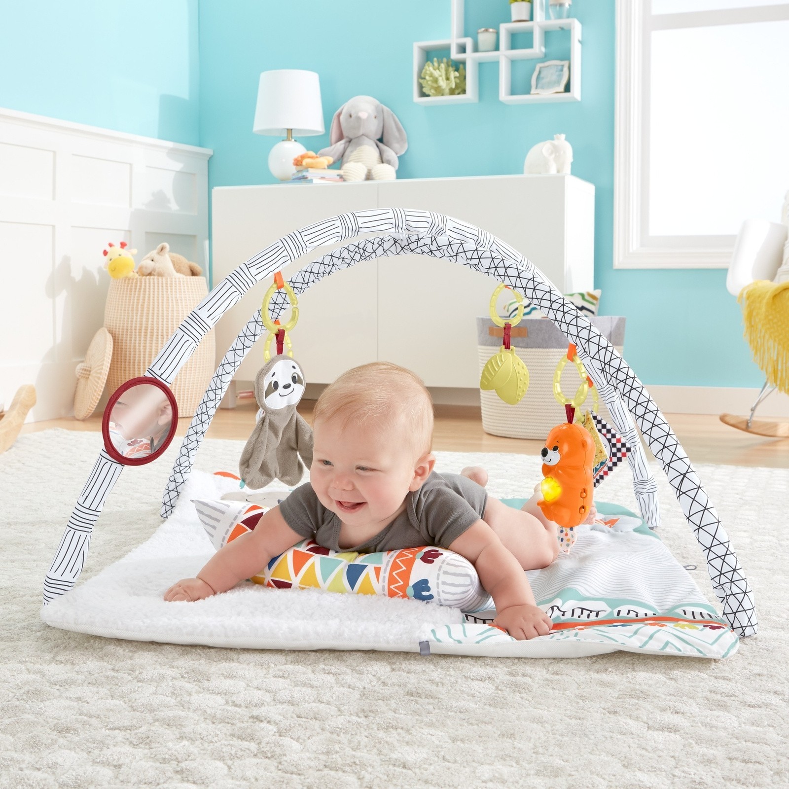 Коврик Fisher Price с дугами Делюкс Гимнастика - фото 17