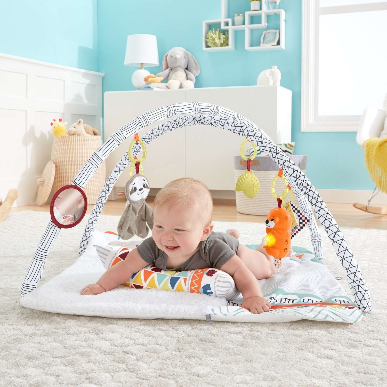 Коврик Fisher Price с дугами Делюкс Гимнастика - фото 17