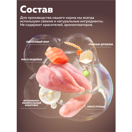 Корм сухой Зоогурман Zoogurman Daily Life, Индейка, 12 кг