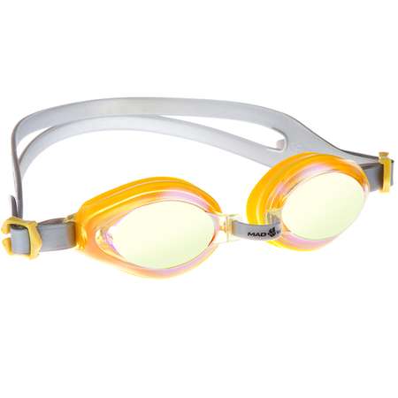 Очки для плавания Mad Wave Aqua rainbow M0415 05 0 06W Желтый