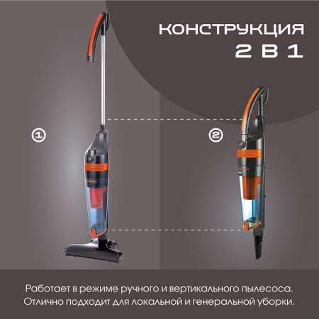 Вертикальный пылесос ENDEVER skyclean VC-294