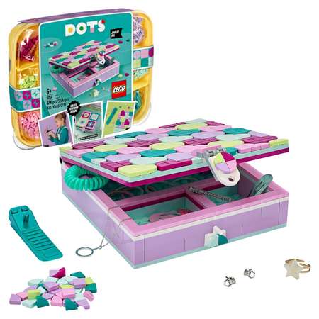 Конструктор LEGO DOTS Шкатулка для драгоценностей блочный