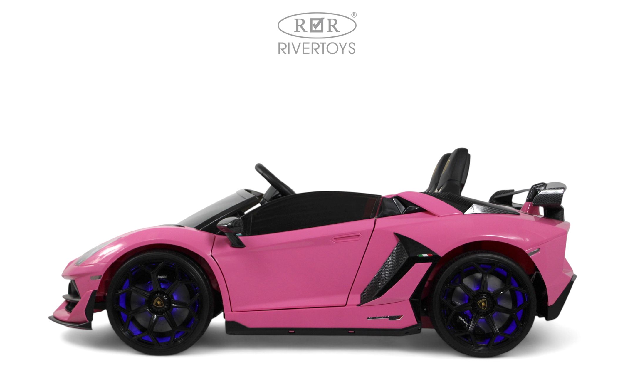 Электромобиль RIVERTOYS A111MP-PINK С пультом ДУ - фото 8