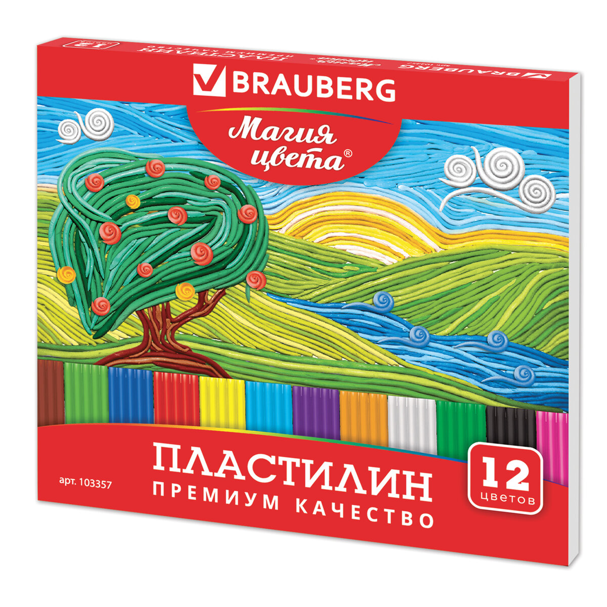 Пластилин Brauberg восковой - фото 2
