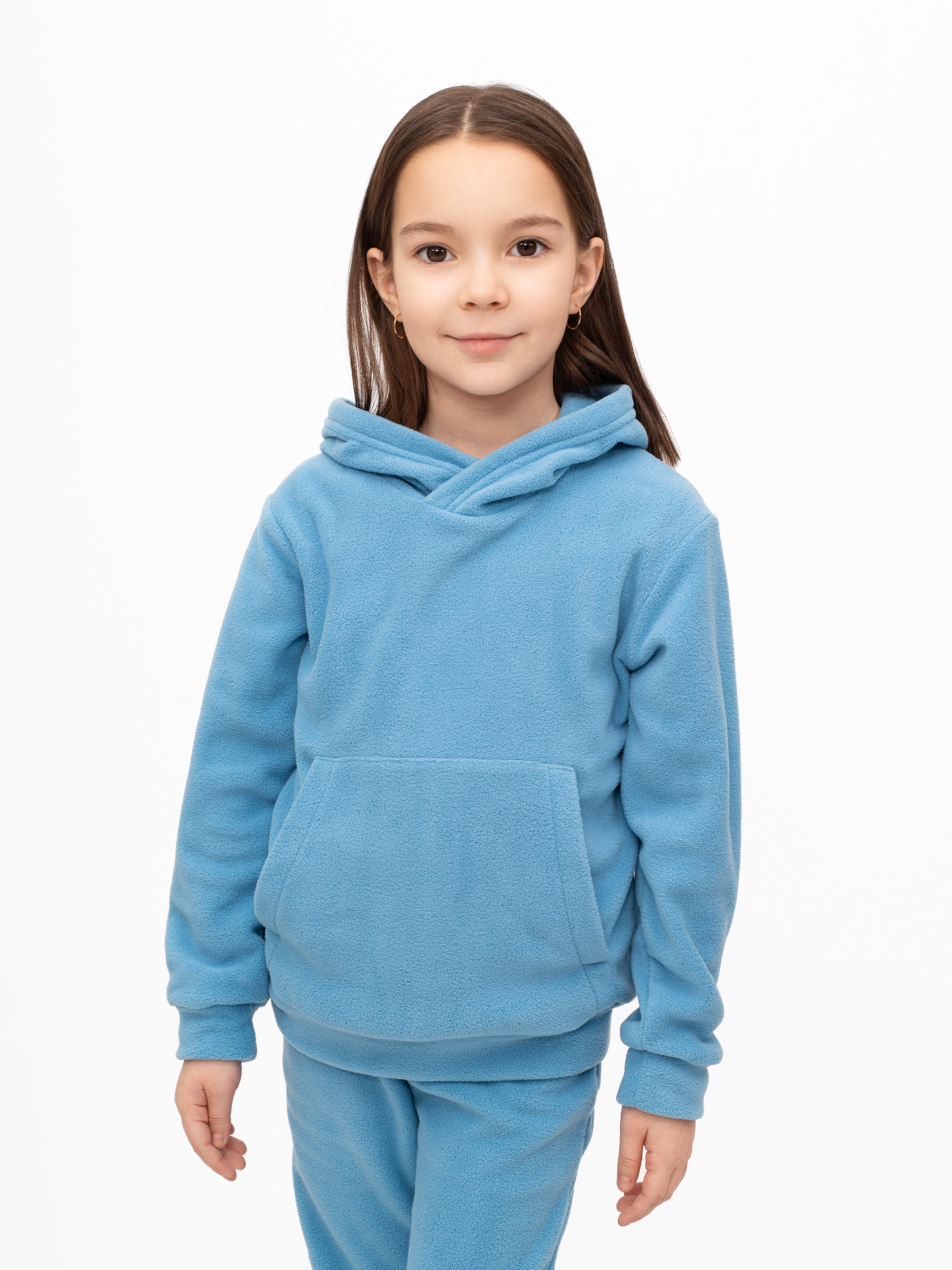 Худи и брюки Утенок 7043г(ш) голубой - фото 27